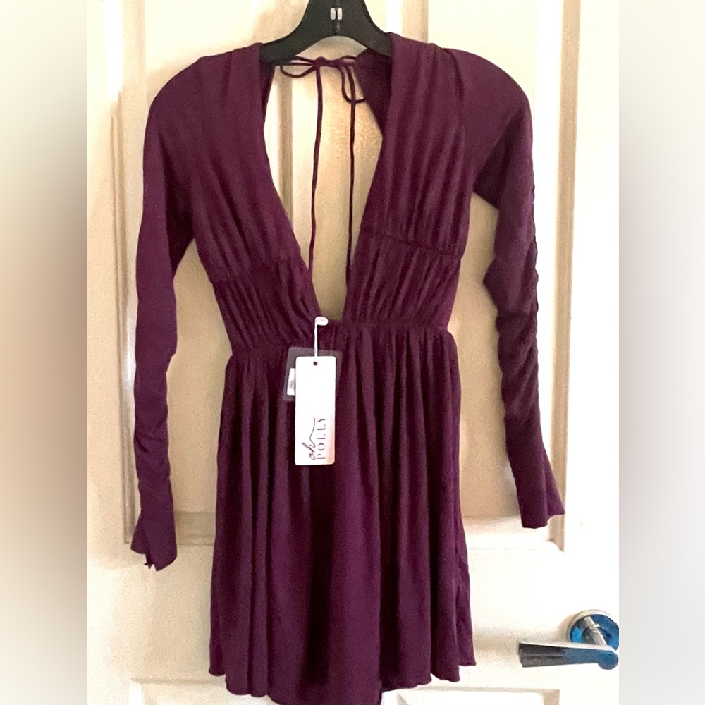 Oh Polly NWT Plum Mini Dress | Yennefer Cosplay Crossover | Size 0